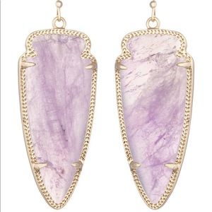 Amethyst Skylar Earrings 💜💛